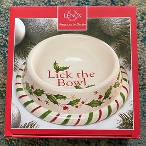 Lenox Holiday Pet Bowl